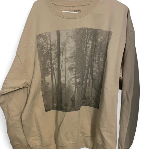 Women’S Best Tops - Women's Tan and Cream Sweatshirt